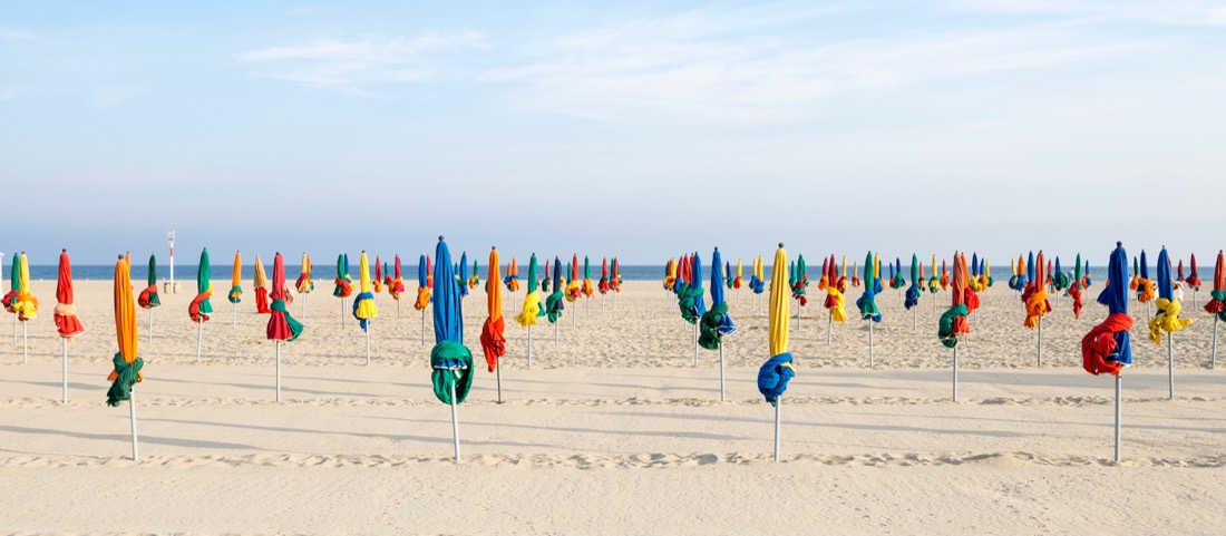 La plage de Deauville